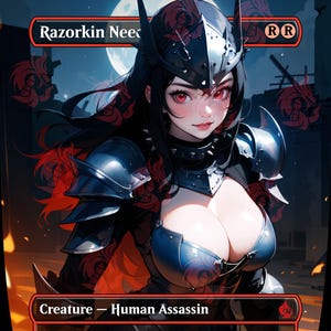 Razorkin Needlehead -   PROXY Anime Waifu Ver B