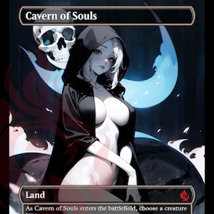 Cavern of Souls - Winter   PROXY Anime Waifu Ver A