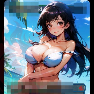 Tropical Island - Dual Land   PROXY Anime Waifu Ver A