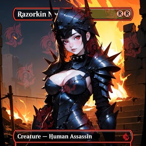 Razorkin Needlehead -   PROXY Anime Waifu Ver C