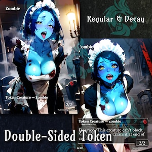 Zombie  - PROXY Anime Waifu Ver A Double Sided Regular plus Decay