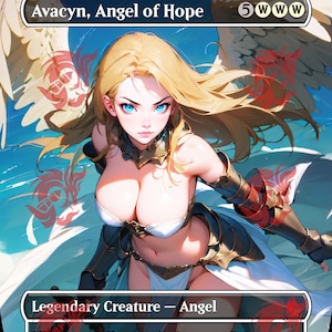 Avacyn, Angel of Hope  -  PROXY Anime Waifu Ver A