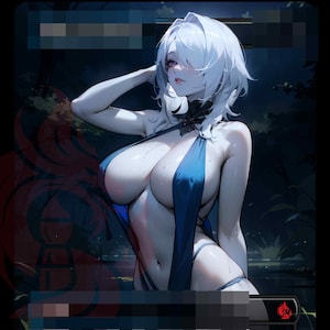 Polluted Delta - Fetch Land   PROXY Anime Waifu Ver A