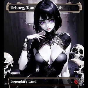 Urborg, Tomb of Yawgmoth -   PROXY Anime Waifu Ver B