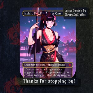 Isshin, Two Heavens as One - Custom PROXY Anime Waifu Ver A