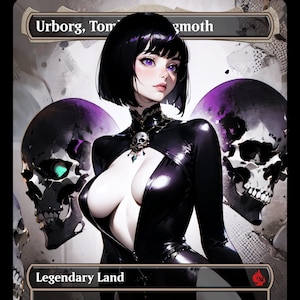 Urborg, Tomb of Yawgmoth -   PROXY Anime Waifu Ver D