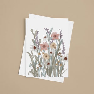 Collezione di biglietti d'auguri / Biglietti d'auguri acquerellati / Biglietti floreali / Biglietti colorati / Biglietti d'auguri artistici / Biglietti d'auguri carini