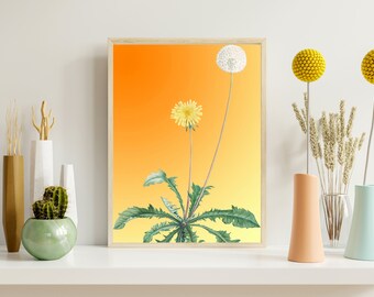Botanische kunst print vintage, vintage bloemen, florale kunst poster, floral art print vintage, bloem afdrukbare kunst aan de muur, vintage botanische prints