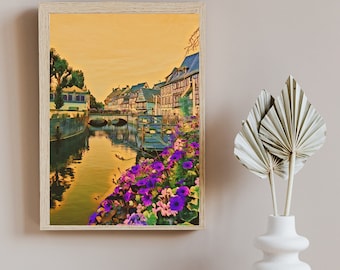 France Prints, Colmar Prints, Digital prints, Wall Art, Home Decor, France Travel Prints