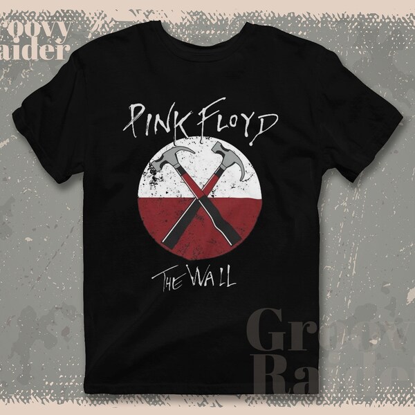 Pink Floyd ‘The Wall’ Flag & Hammers Graphic Tee – Official Band Merch - View #6