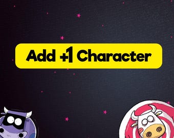 Add an extra character | Add-on for Magic Moment | Only available with the main product for a personalized cartoon image
