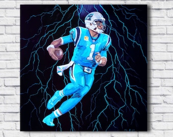 Cam Newton Prints - Lightning Collection