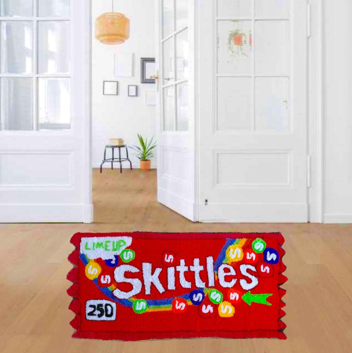 Candy Rug Inpo Skittles Candy Custom Rug - Etsy