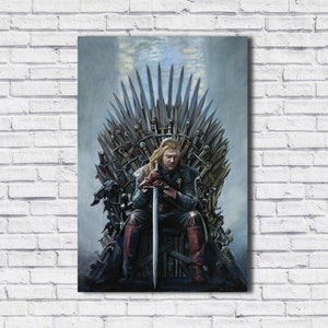 Free: Game of Thrones Silhouette Iron Throne Eddard Stark - throne