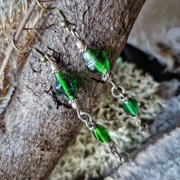 Ohrringe in grün