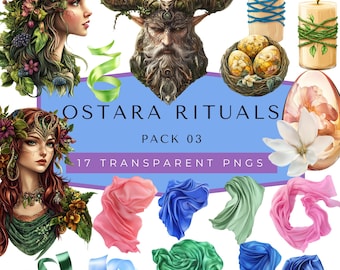 Ostara, Easter, Rituals and Ceremonies, Book Of Shadows, Digital Grimoire, Printable Sabbat Clipart, Celtic, Wicca Wiccan, Paganism, Pagan