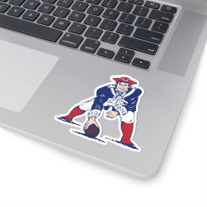 Kiss-Cut Stickers - New England Vintage Throwback Logo Football NFL Boston Sports for Boston Sports Fans, Decorative