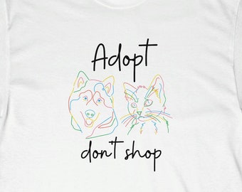 Adopt don't shop Unisex Ultra Cotton Tee