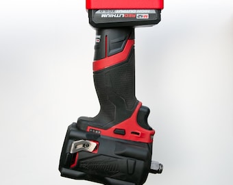 Magnetic Battery Cover Mount for Milwaukee M12 Battery (High Output 5.0 / XC)
