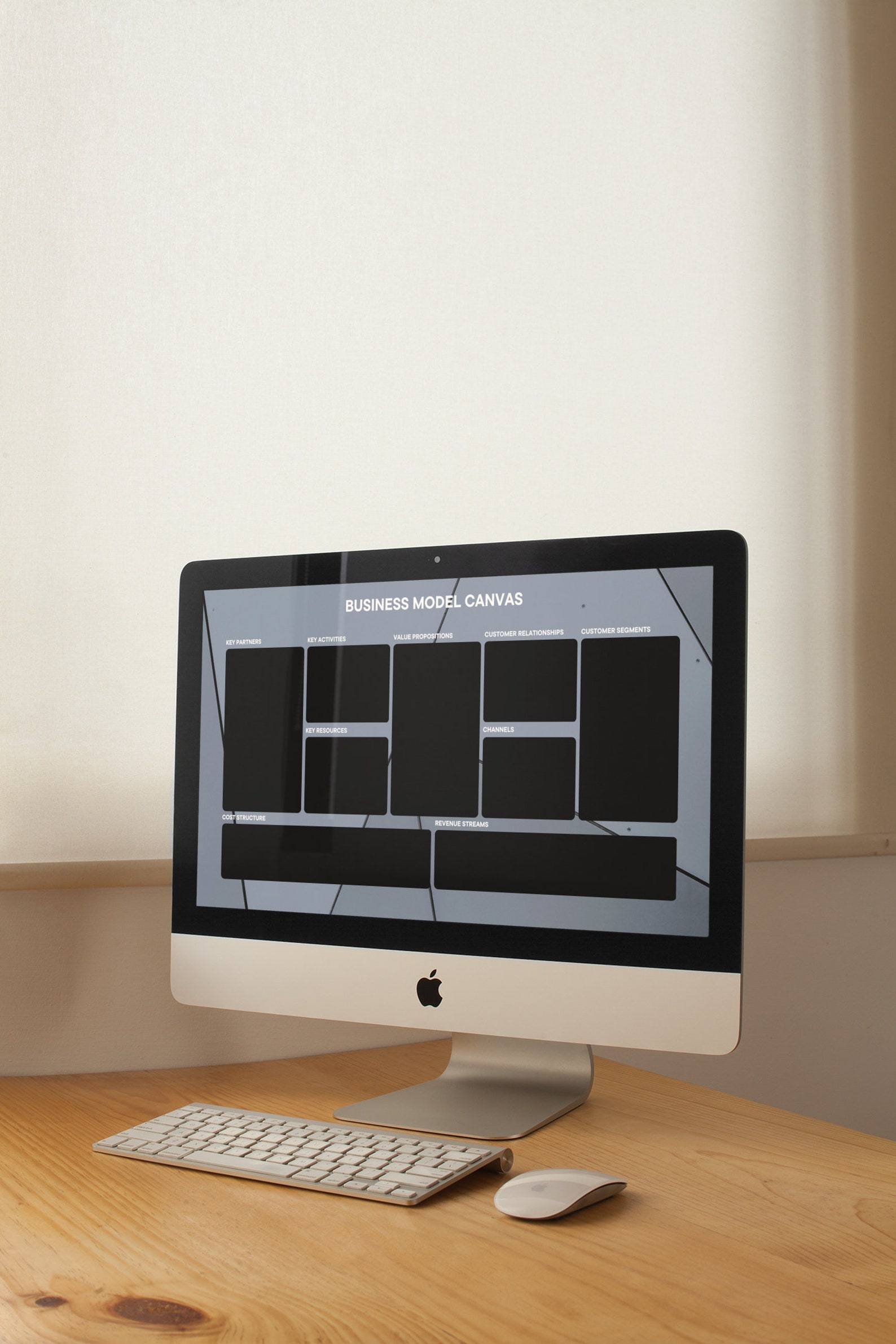 Business Model Canvas Canva Template Easy to Edit 20 Different Designs