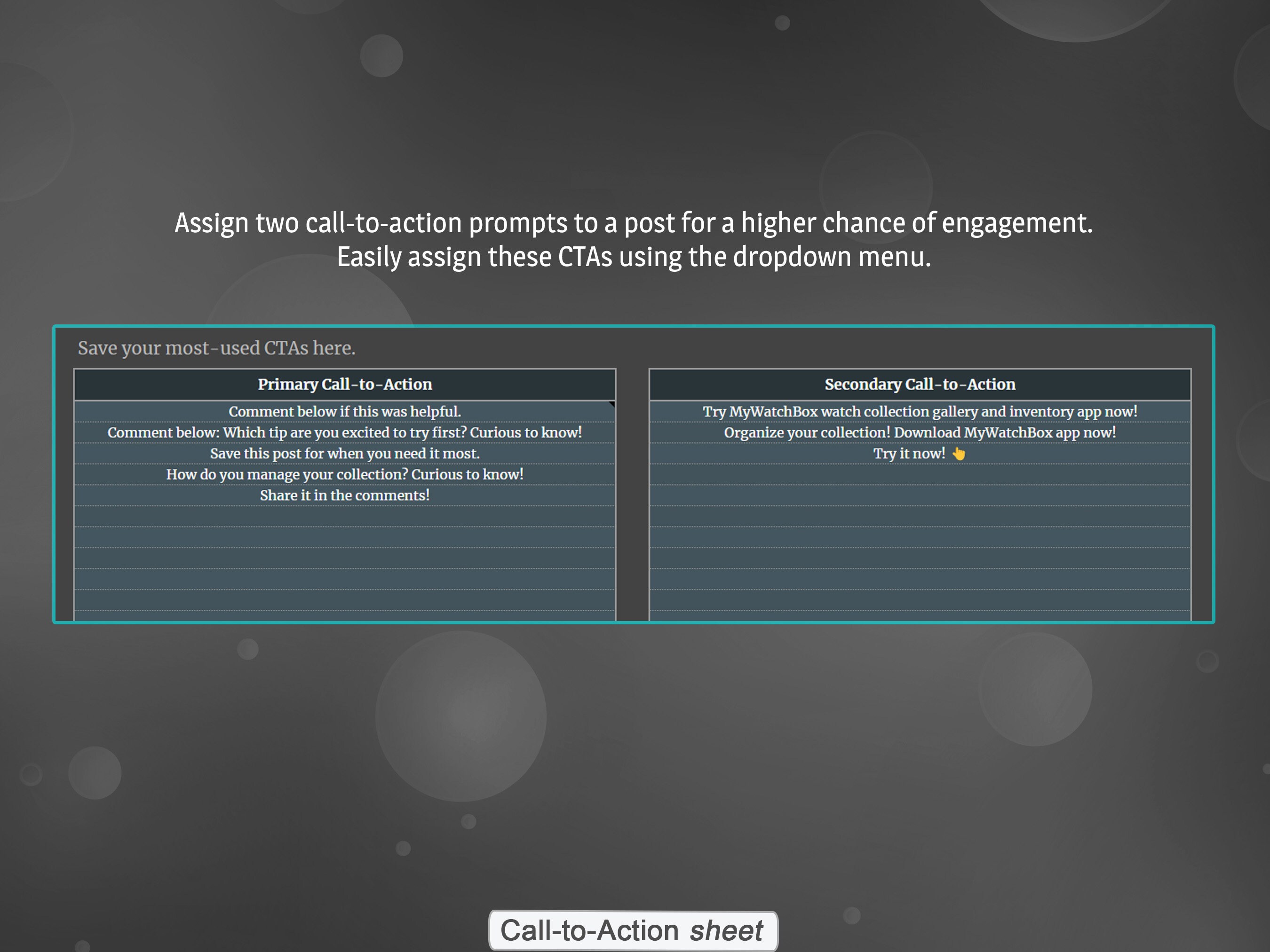 Yearly content planner social media content calendar google sheets