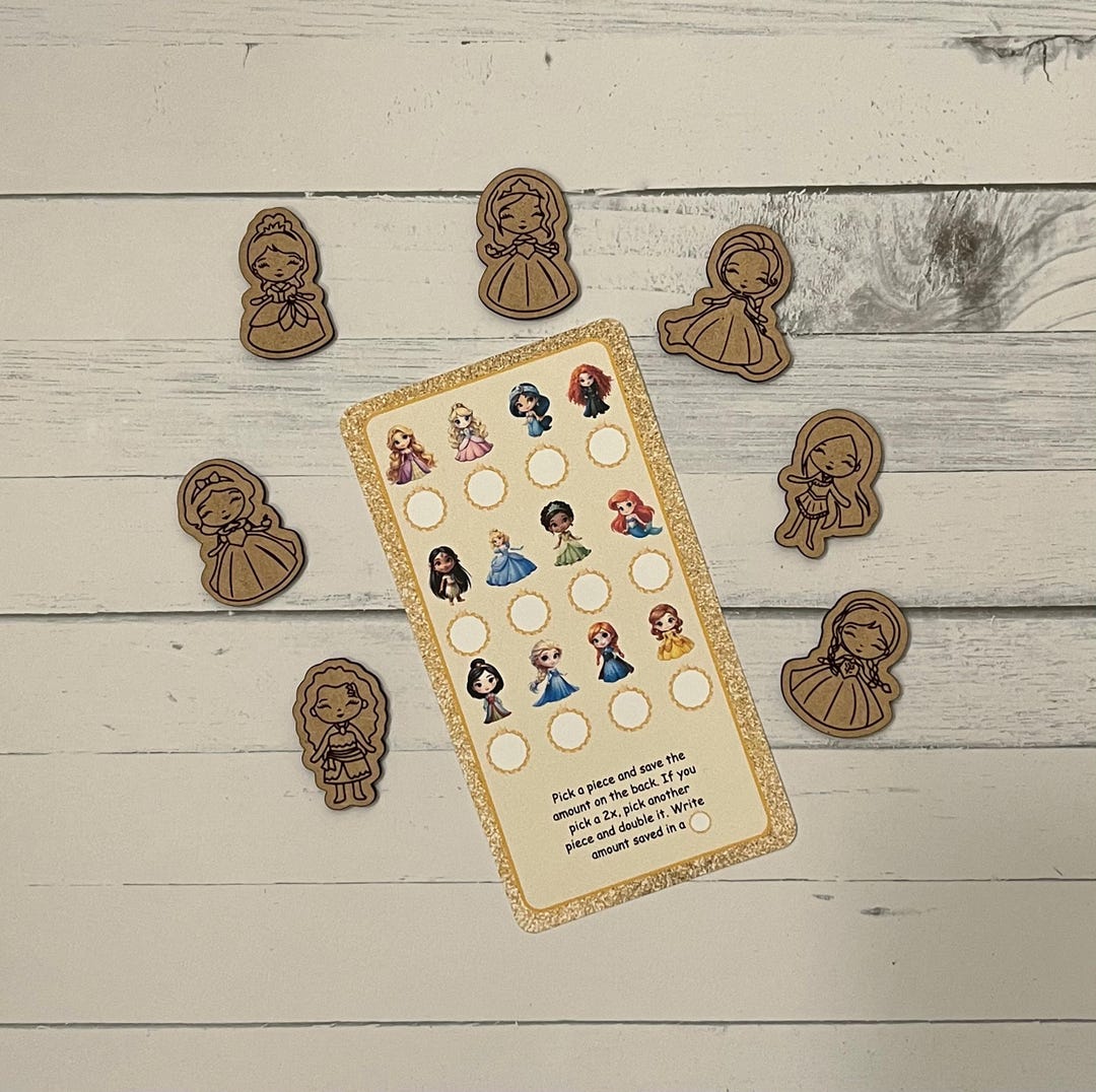 Number Draw - Princess - Etsy
