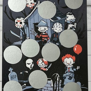 Mini Horror Savings Scratch Off Challenge