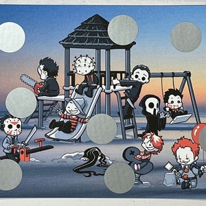 Mini Horror Savings Scratch Off Challenge