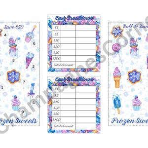 Mini Savings Challenge-Frozen Sweets Digital