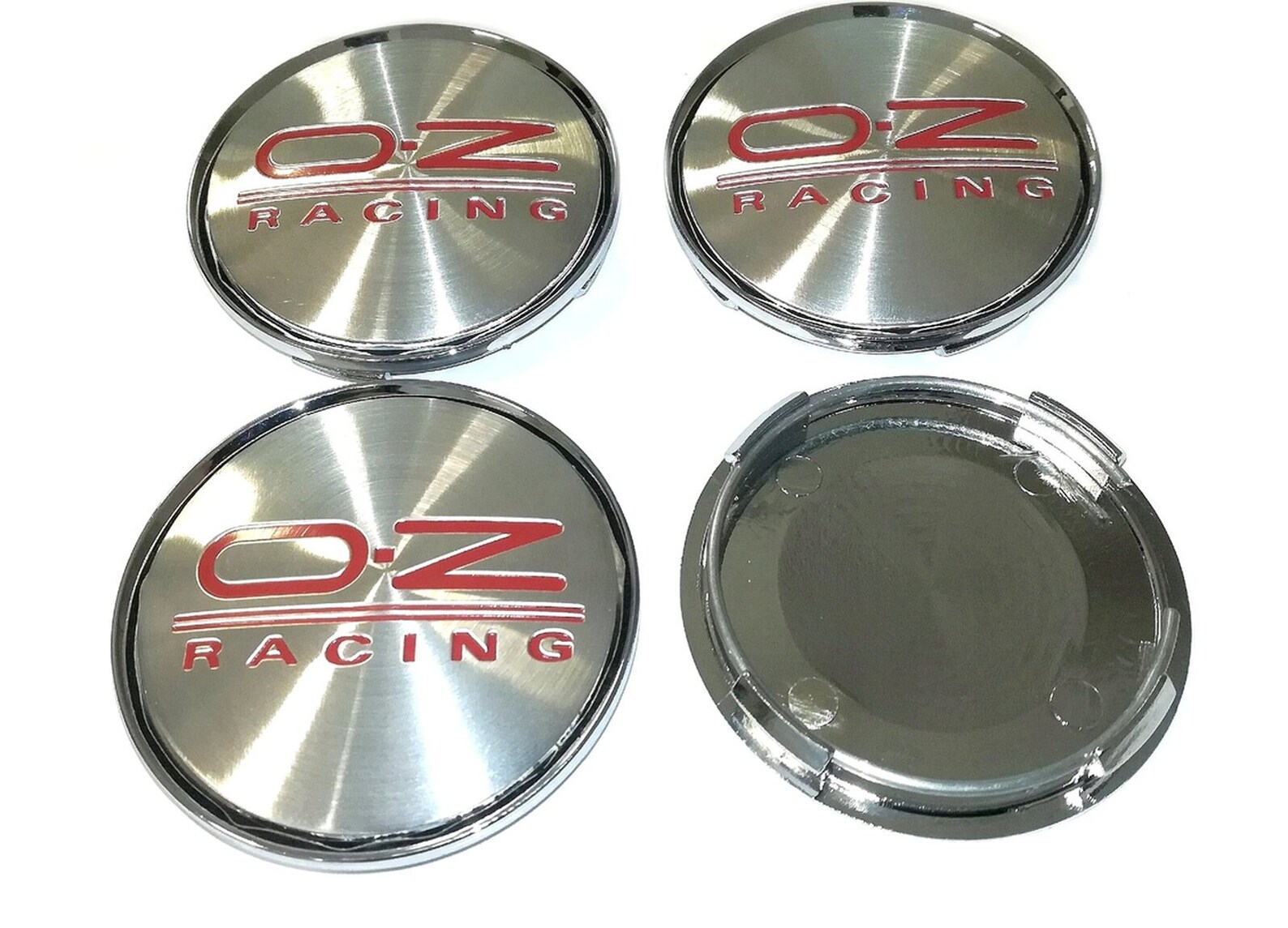 4x OZ Racing Wheel Center Caps Ø 63/58 Mm, Hubcaps, Nabendeckel