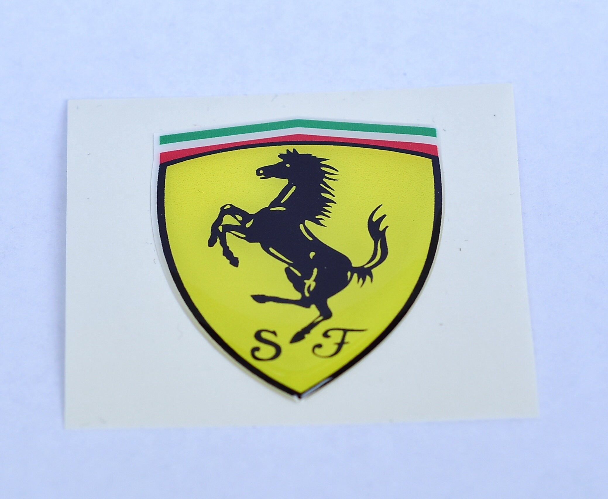 3D Resin Sticker Ferrari Badge Domed Emblem Logo in Car - Etsy