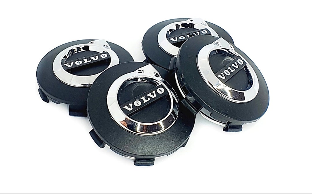 4x Volvo Wheel Center Caps Ø 64/61 Mm NEW Logo, Hub Caps, Nabendeckel, Middenkappen, Capuchons