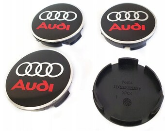 Audi logo jante aluminum cache-moyeu 61MM 4pcs Maroc à prix pas cher