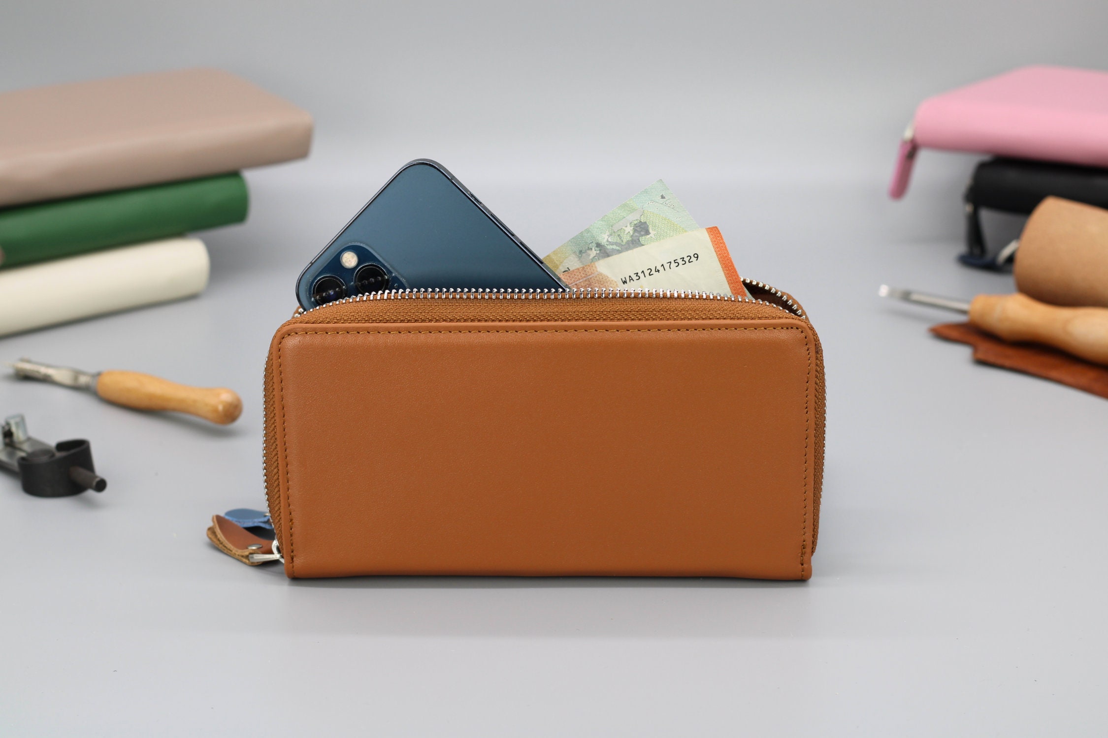 Portafoglio Per Bambini Con Cordino - Design A Stella Con Zip E Scomparti Per Carte E Banconote - Foto 10