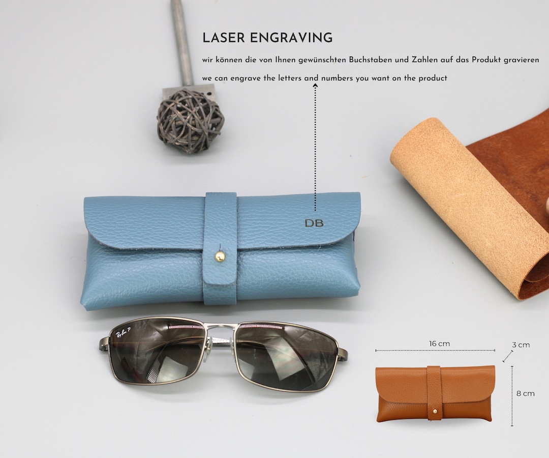 Custodia Pieghevole Per Occhiali Da Sole - Portaocchiali Rigido Con Panno, Design Coniglio - Foto 8