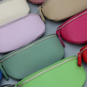 Bauchtasche Frauen Leder, Leder Umhängetasche, Crossbody Bag Small, Geschenk für Sie