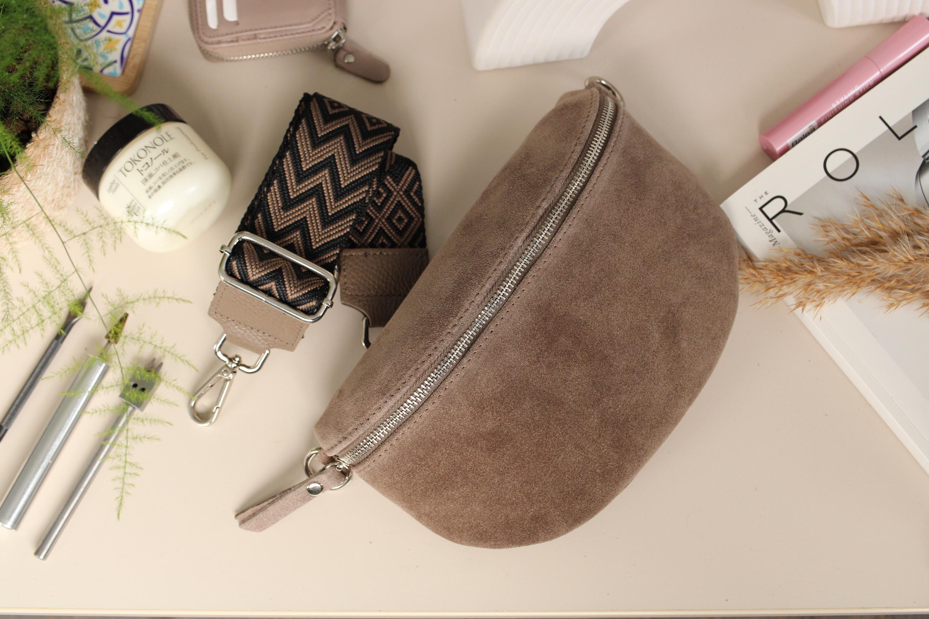 Borsa Scamosciata Donna Aucuu - Vintage, Tracolla, Grande Capacità, Per Lavoro E Viaggio - Foto 4