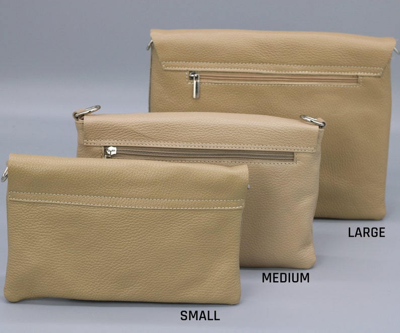 Slim Leather Bag, Crossbody Shoulder Bag for Women with extra Patterned Straps, Leather Shoulder Bag, Crossbody Bag with Different Colors zdjęcie 7