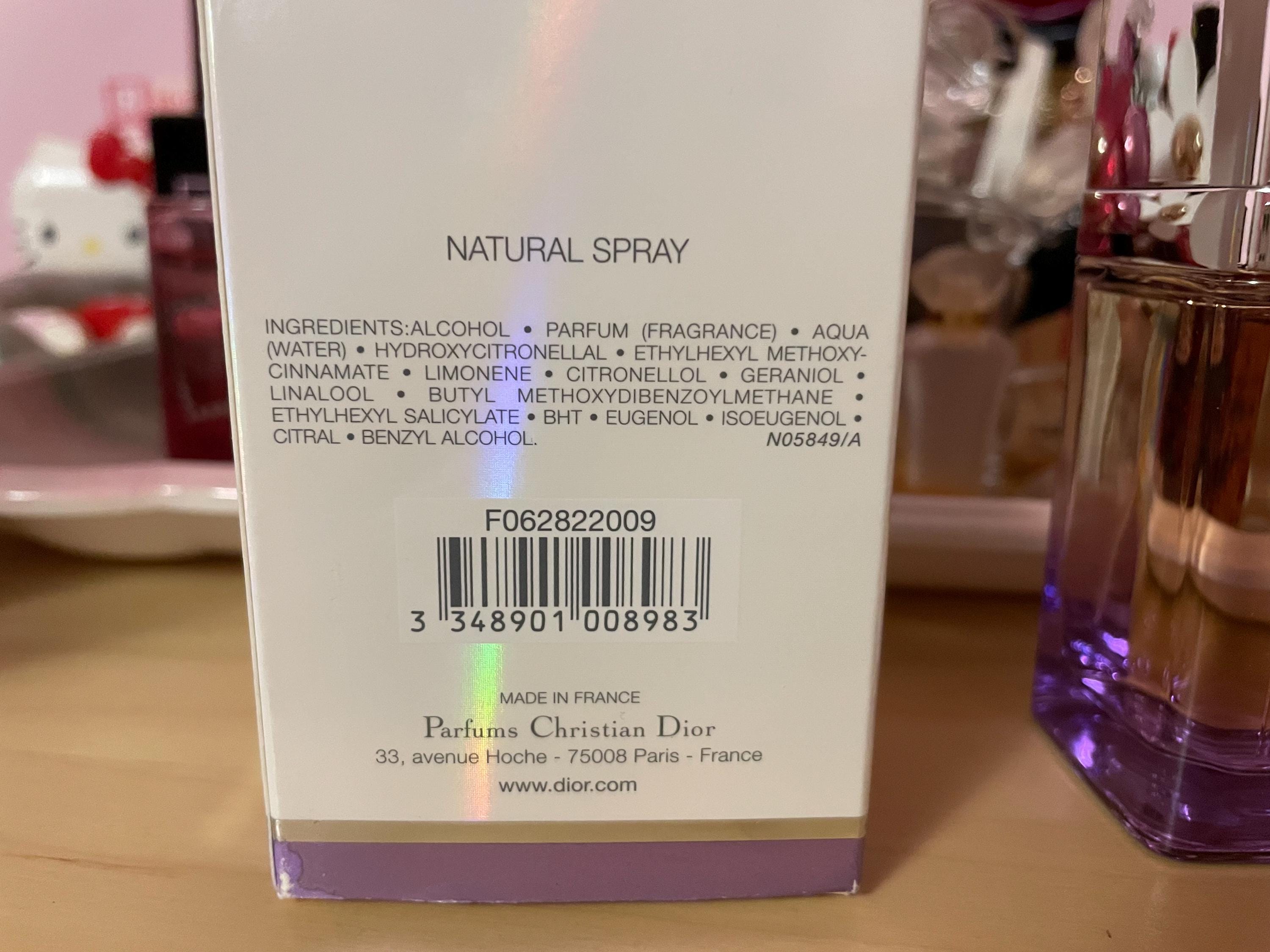 Rare Discontinued Dior Addict Eau Sensuelle EDT 50ml Sprayed