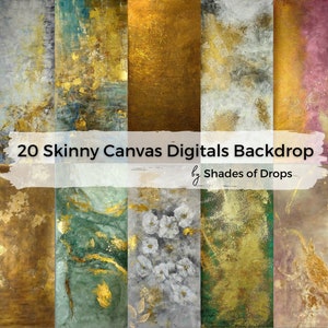 20 x Skinny Canvas Digital Backdrops, Bundle Maternity Backdrop Overlays, Studio Backdrop Overlays, Fine Art Textures, Photoshop Overlays