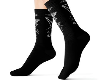 Death Moth Sigil socks