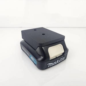 Makita M12 enkele batterijhouder – aan de muur te bevestigen opberger | Duurzame opslag voor Makita-batterijen