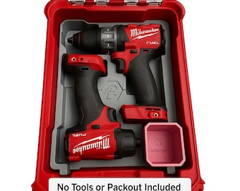 Packout Einsatz für M18 Bohr- und Schlagschrauber – Passend für 48-22-8435 | Passend für FUEL oder Brushless Modelle 2904-20, 2953-20, 2801-20, 2850-20