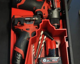 M12 FUEL Drill Impact Driver Combo Set GEN 3 Power Tools Insert for Professionals & DIY Enthusiasts