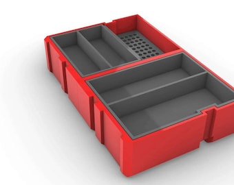 Milwaukee Packout Insert to suit Drill and Hex Bit Storage – Universal Fit / Compatible with 3-Drawer Packout System
