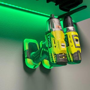 Ryobi 18 Volt One+ Single Tool Holder – Wall-Mountable Organizer | Durable Storage Solution