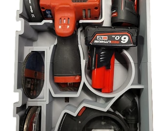 Milwaukee Packout Insert to suit M12 Cutoff Tool – USA 2522-20 / AUS/UK M12FCOT Fits 2 & 3-Drawer Packout Systems