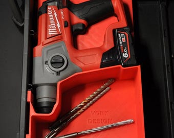 ミルウォーキーパックアウトインサート、M12燃料ロータリーハンマーに適合 – 米国2416-20 / オーストラリア/英国M12CH