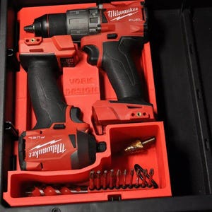 Milwaukee Packout Insert to suit M18 Fuel Hammer Drill and Impact Driver Gen 4 – USA 2904-20  2953-20 / AUS/UK M18FPD3 & M18FID3
