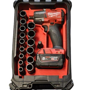 Milwaukee Packout Insert to suit M18 Fuel Mid-Torque Impact Wrench – USA 2962-20 / AUS/UK M18FIW2F12
